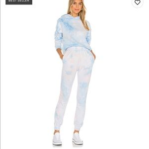 Frankie’s bikini birthday tie dye sweat set